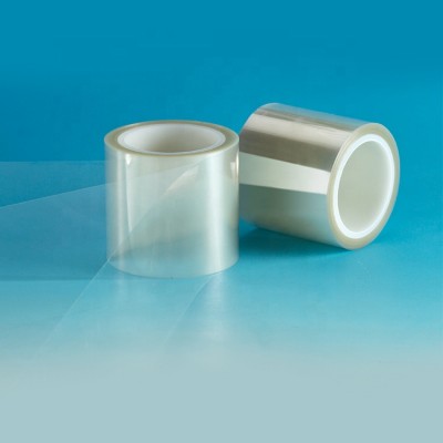 Pet Stretch Film Laminated Roll Film Thick Plastic Roll Transparent Self Adhesive Protective Plastic Roll Film